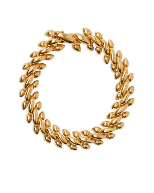 Burberry Metallic Spear-Chain-Plated Bracelet