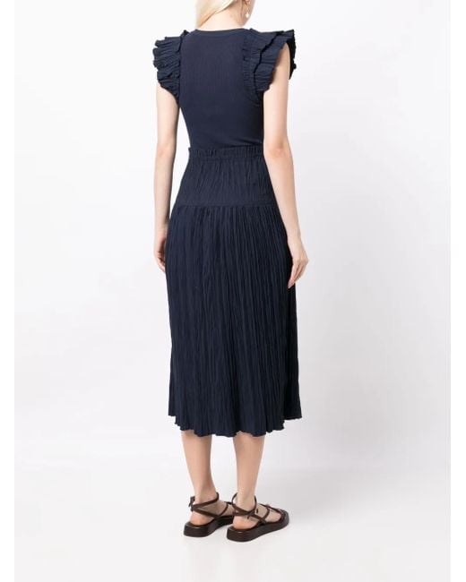 Ulla Johnson Blue Midi Dresses