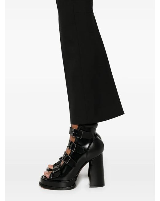 Alexander McQueen センタープレス パンツ Black