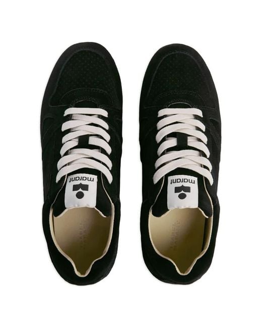 Isabel Marant Black Senny Low Sneakers