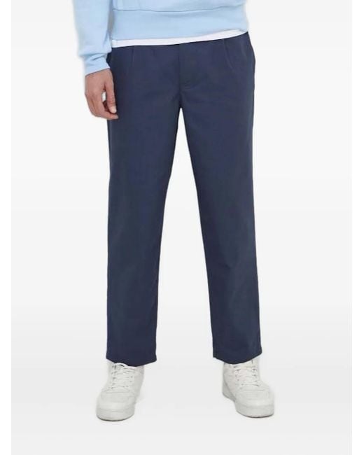 Desigual Blue Pleated Pocket Trousers for men