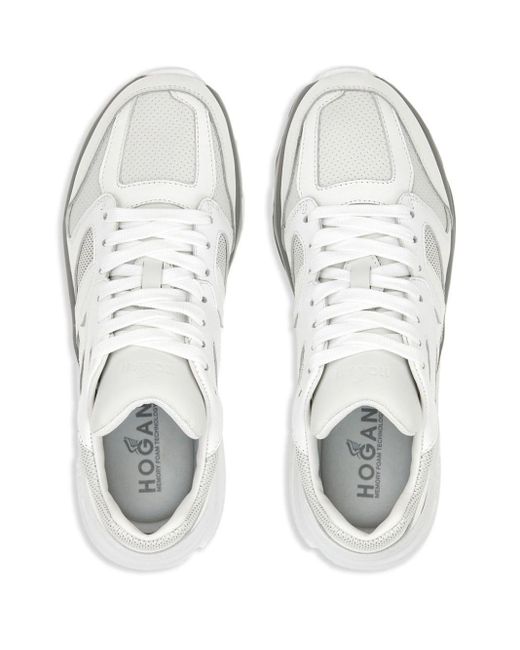 Zapatillas bajas con paneles Hogan de color White