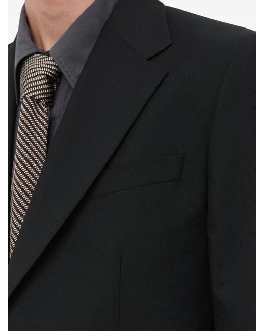 mfpen Black Single-Breasted Blazer for men