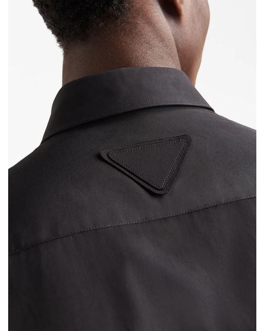 Prada Black Cotton Shirt for men