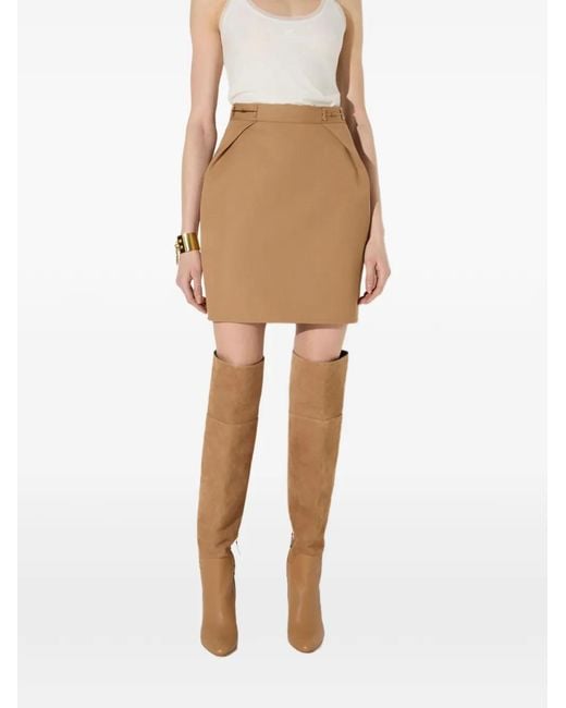 Elisabetta Franchi Natural Miniskirt