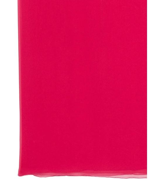 Alberta Ferretti Pink Rectangular-Shape Scarf