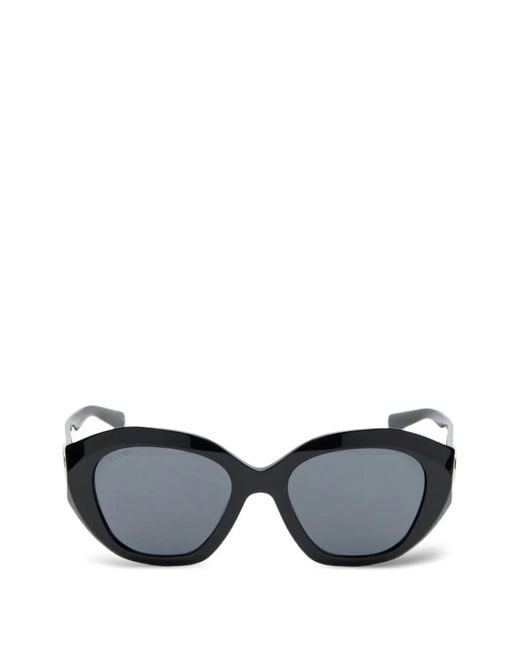 Gucci Black Interlocking G Cat-Eye Sunglasses