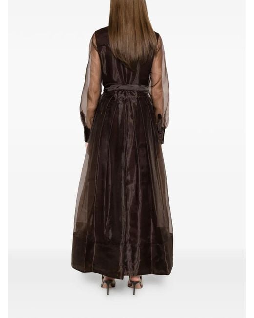 Jonathan Simkhai Brown Shirt Midi Dress