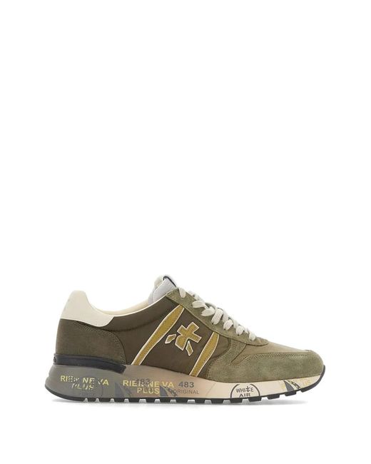 Premiata Brown Lander Sneakers for men