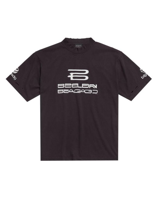 Balenciaga Black Ai-generated Cotton T-shirt