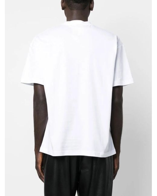 VTMNTS White Dripping-Barcode T-Shirt