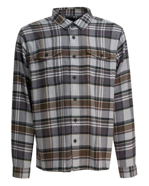 Patagonia Gray "Fjord Flannel" Shirt for men