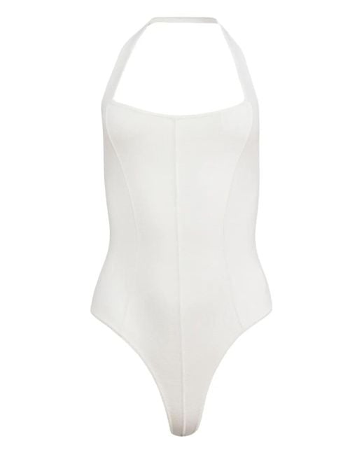Fleur du Mal White Sofia Bodysuit