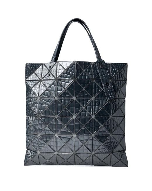 Issey Miyake Blue Meta Kaiju Triangular Tiles Tote Bag