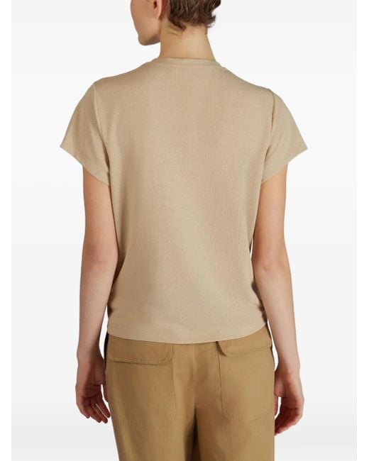 Zanone Natural Crew-Neck T-Shirt