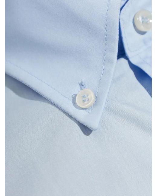 Paul & Shark Blue Soffio Button-Down Shirt for men