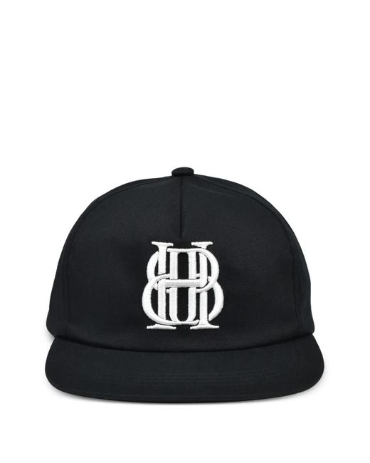 BREATH Black Logo-Embroidered Snapback Cap for men