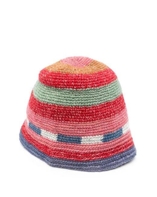 Visvim Red Meda Hat for men