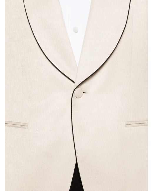 Lardini White Blazer À Simple Boutonnage for men
