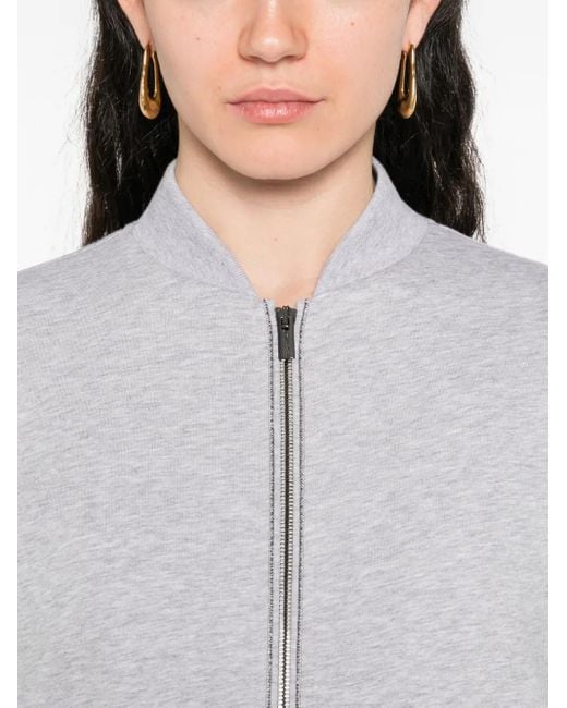 Peserico Gray Jacke mit Reißverschluss
