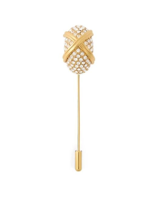 Giuseppe Zanotti White Cocktail Pin