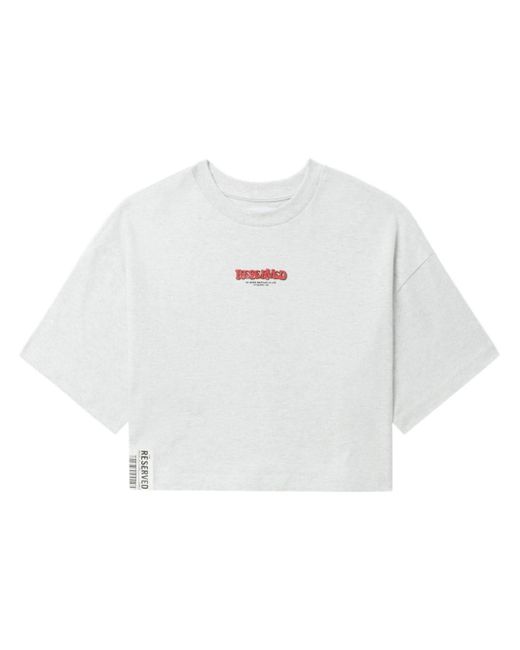T-shirt en coton à imprimé graphique Izzue en coloris White