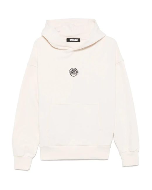 Barrow ロゴ パーカー White