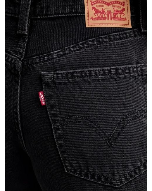 Levi's Black 94 Wide-Leg Jeans