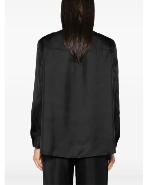 Loulou de Saison Eden ブラウス Black