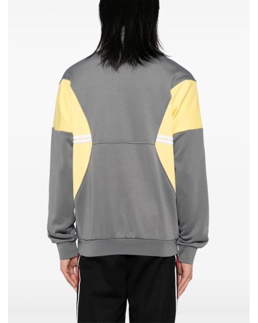 Sergio Tacchini Gray Embroidered Track Jacket for men