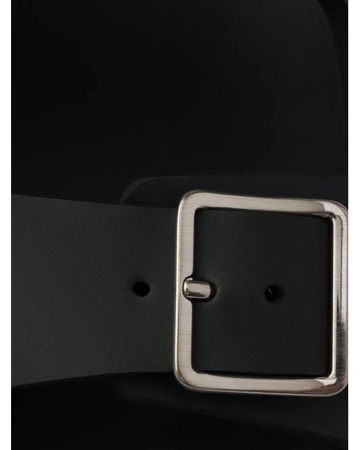 Prada Black Rubber Slides