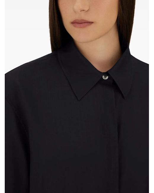 Herno Blue Short-Sleeve Shirt