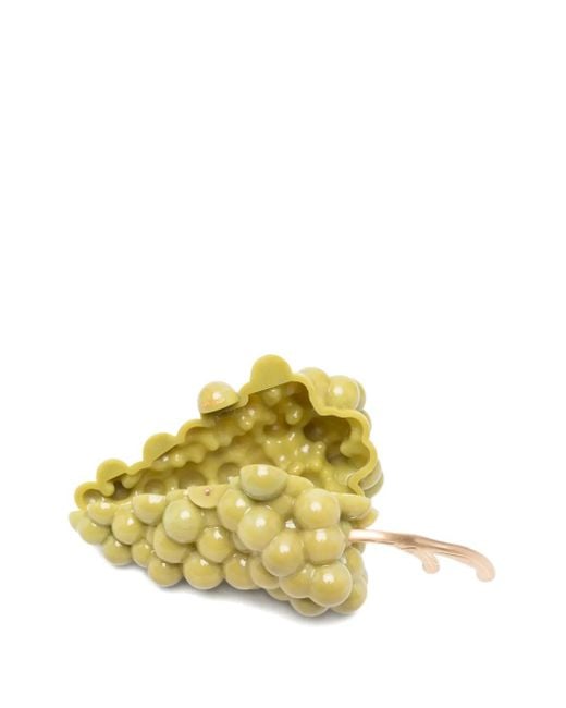 Cult Gaia Grape Clutch in het Metallic