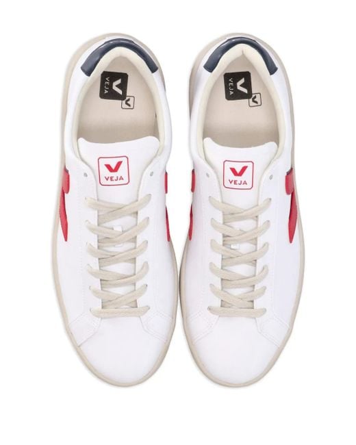 Veja White Urca Cwl Logo-Appliqué Sneakers for men