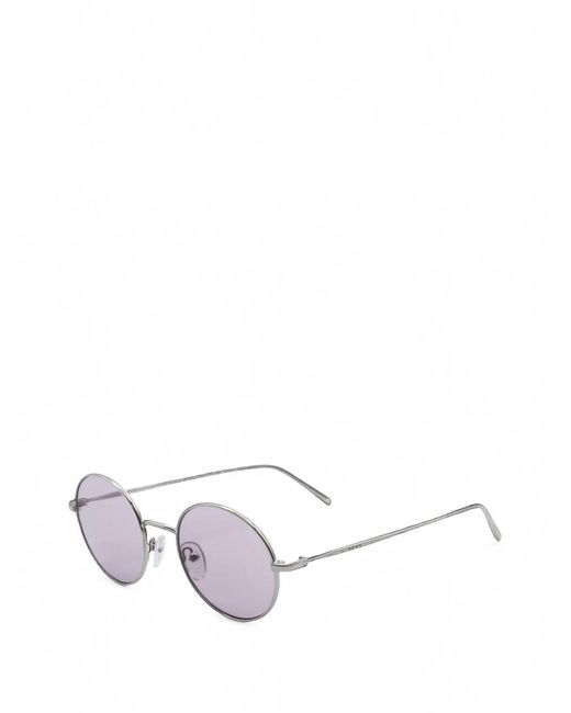 DKNY White Round-Frame Glasses