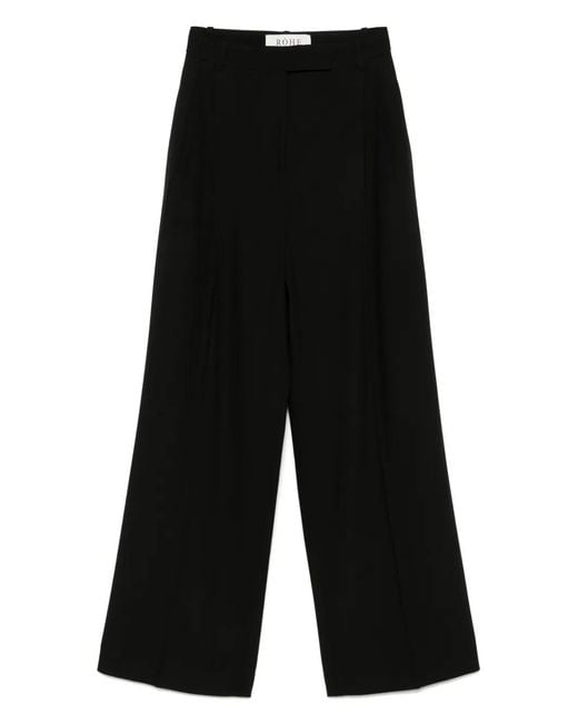 Rohe Black Wool Trousers