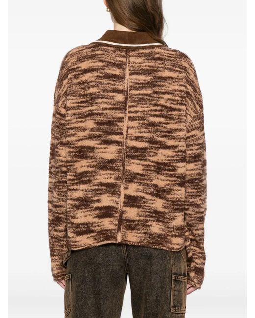 CUDDLEUP Brown Space Dyed Jumper