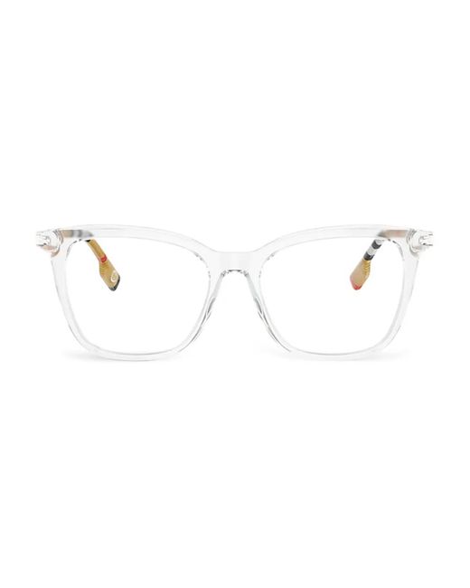 Burberry White Eckige Brille