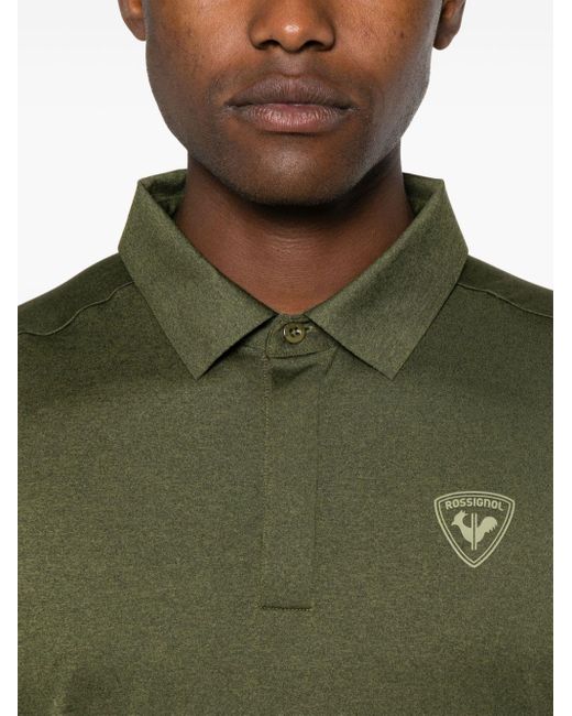 Rossignol Green Raised-logo Polo Shirt for men