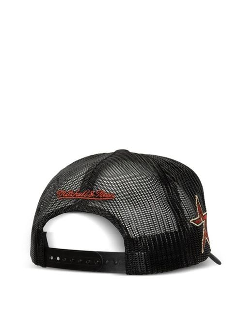 Mitchell & Ness Black Mlb Cooperstown Script Trucker Cap for men