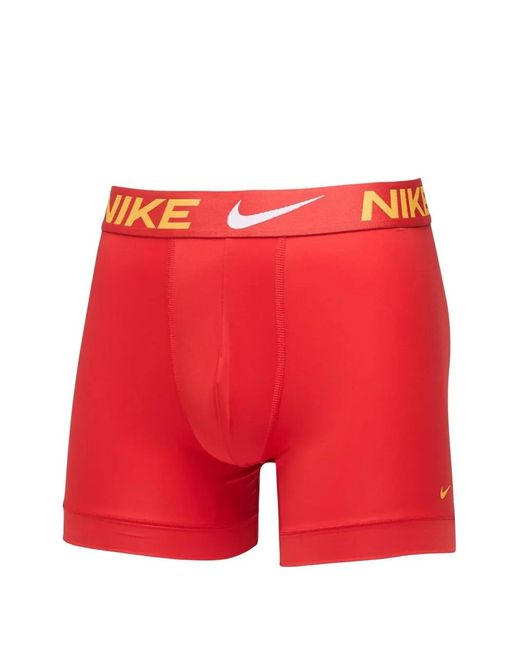 Nike White Logo-Waistband Boxer Briefs (Set Of Three) for men