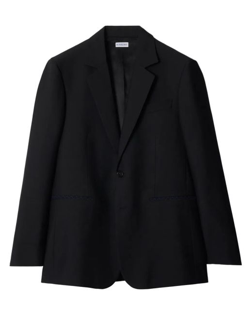 メンズ Burberry ウール ジャケット Black