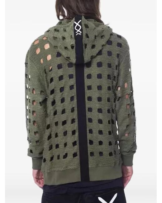 Nicolo' Beretta Green Zip-Up Hoodie for men