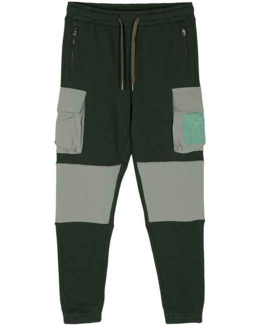 PS by Paul Smith Green Organic-cotton Track Pants for men