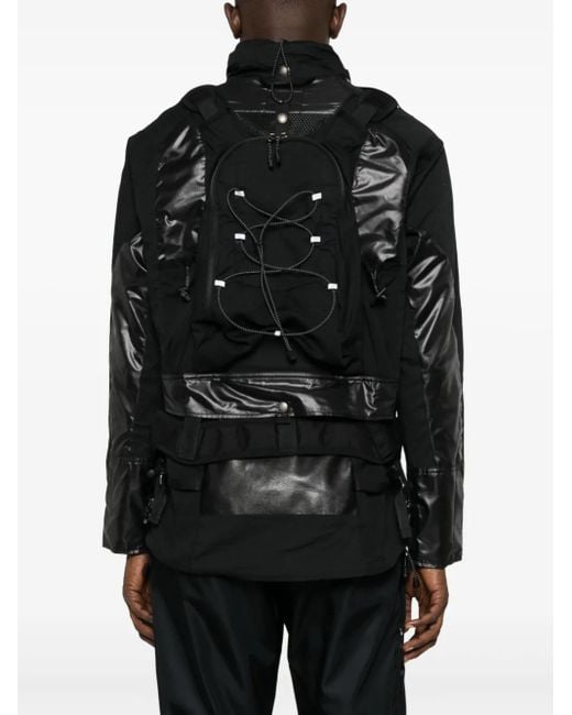 Junya Watanabe Black Back-pack Integrated Jacket for men