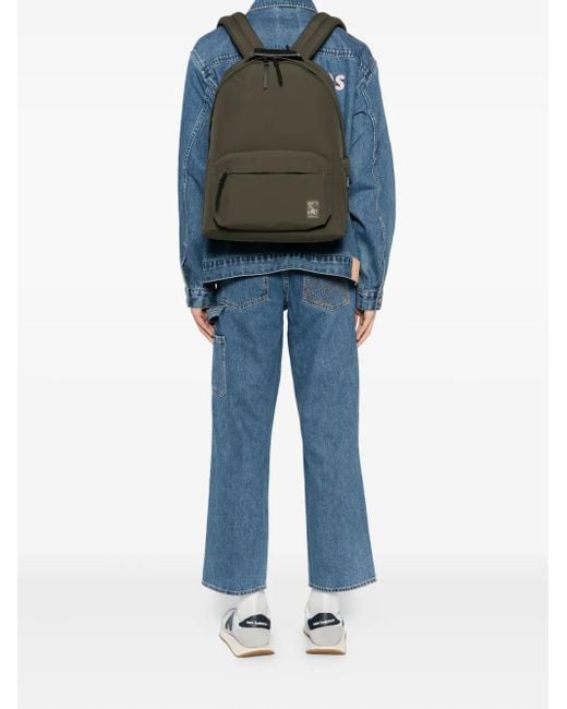 Agnes B. Black Logo-Patched Backpack for men