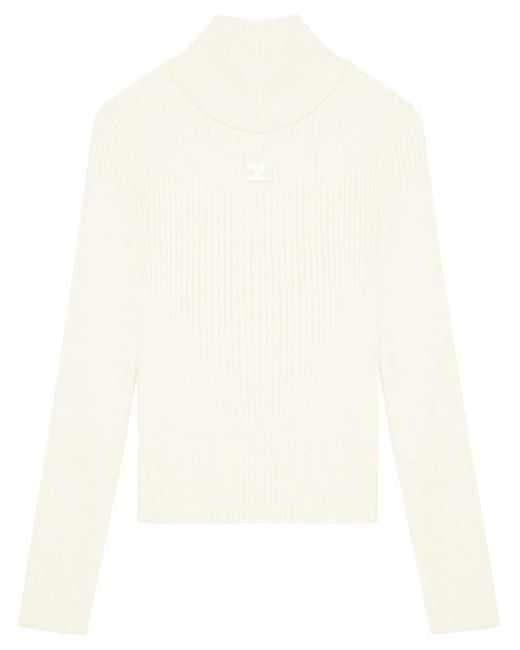 Courreges Reedition リブセーター White