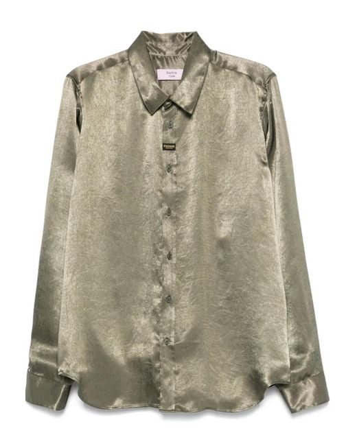 Martine Rose Natural Satin Shirt for men