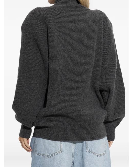 ROTATE BIRGER CHRISTENSEN Black Knit Highneck Jumper