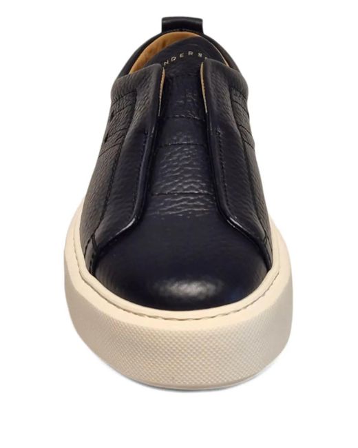 Henderson Blue Slip-On-Sneakers aus Leder